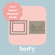 Tooth Fairy Letter Cutter and Stamp stl file